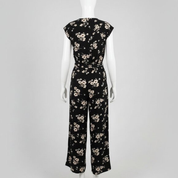 NWOT Sienna Sky Womens Black Floral Print Jumpsuit XS - Picture 3 of 11